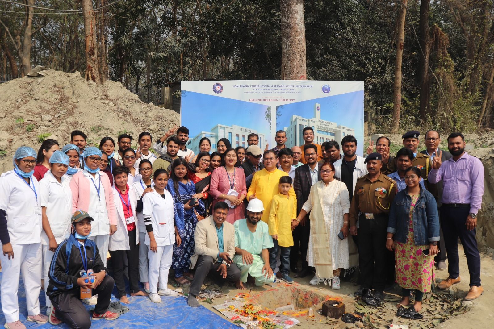 Bhoomi Poojan of Advanced Radiotherapy Block at Muzaffarpur.jpg